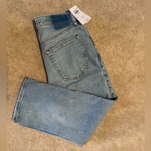 NWT Abercrombie & Fitch The Ankle Straight Ultra High Rise Jeans